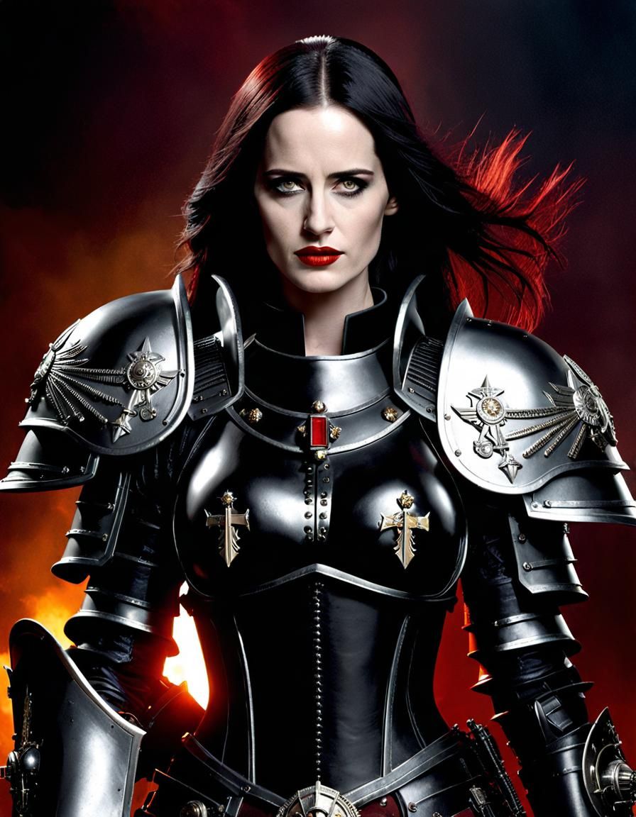 Sister of Battle in Ornate Power Armor