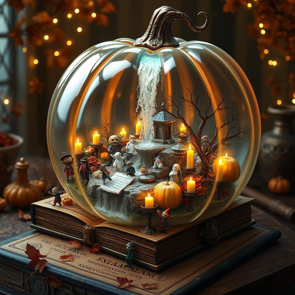 Glass Pumpkin Halloween Parade on Ancient Grimoire