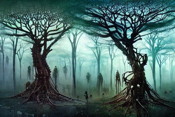 Enchanted Quiver Tree Forest of Lost Souls