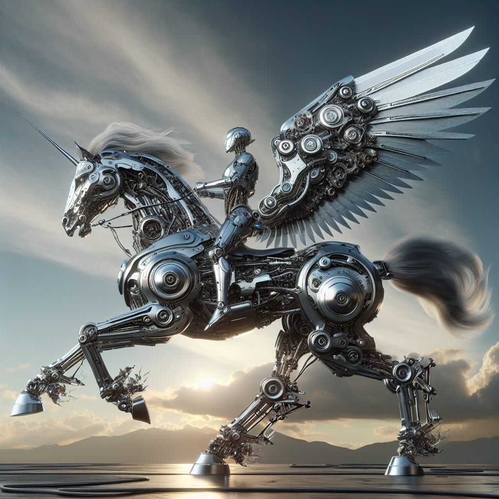 ROBOTIC PEGASUS UNICORN 1