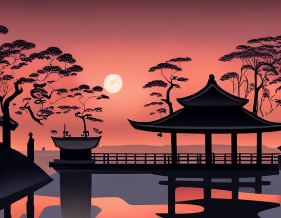 Winter Hot Spring in Japanese Countryside