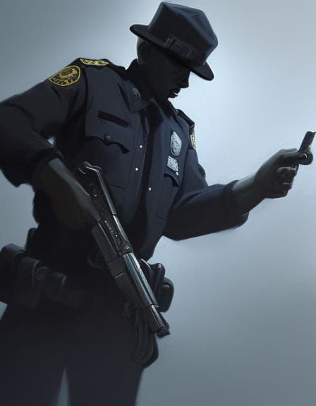 1980 police officer, noir