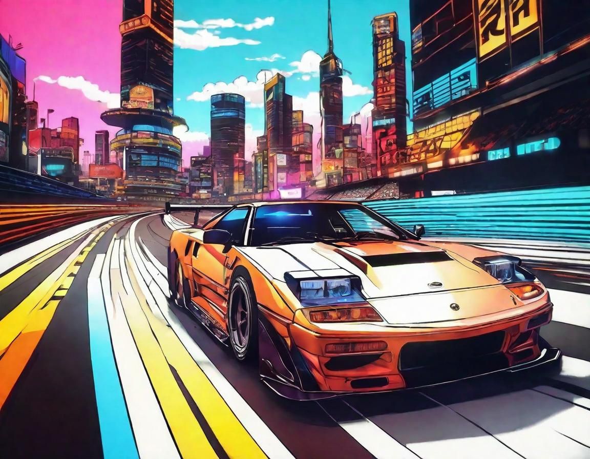 Steampunk Aston Martin Vulcan in Cyberpunk Style