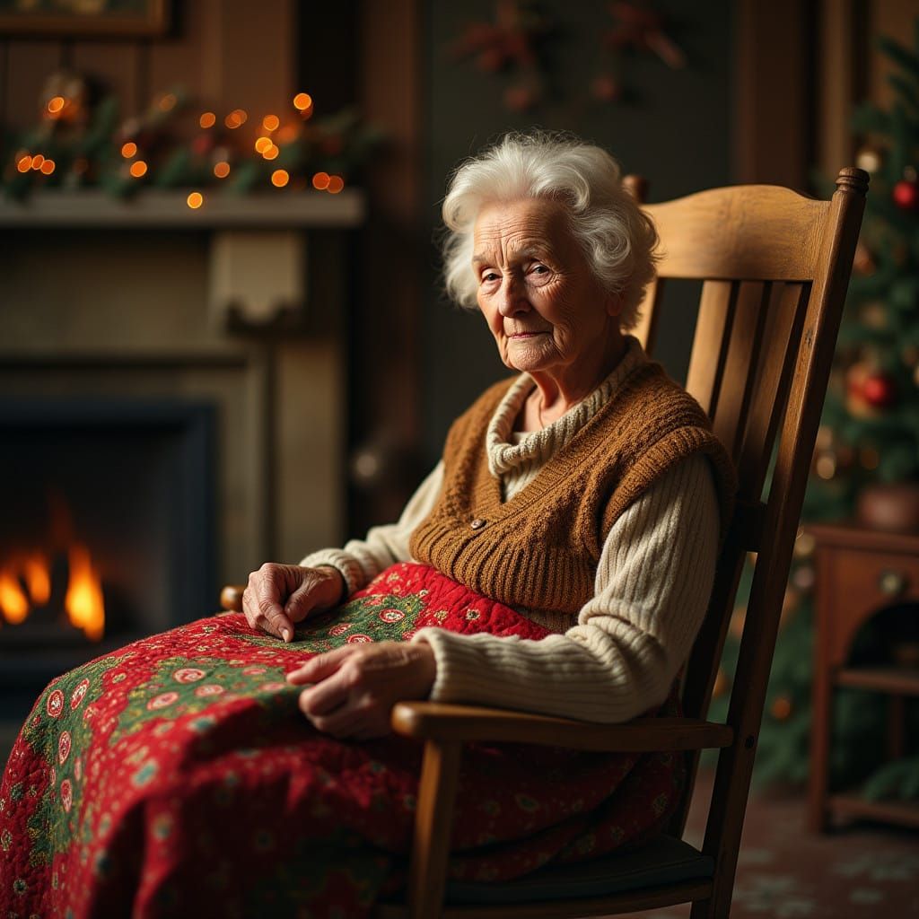 Cozy Winter Quilter in Santa's Iowa Hometown