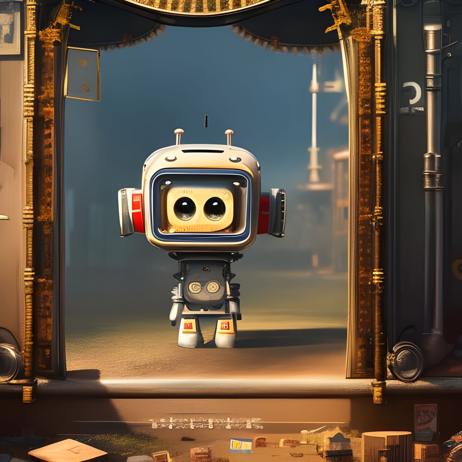 Stay here! I'll be back