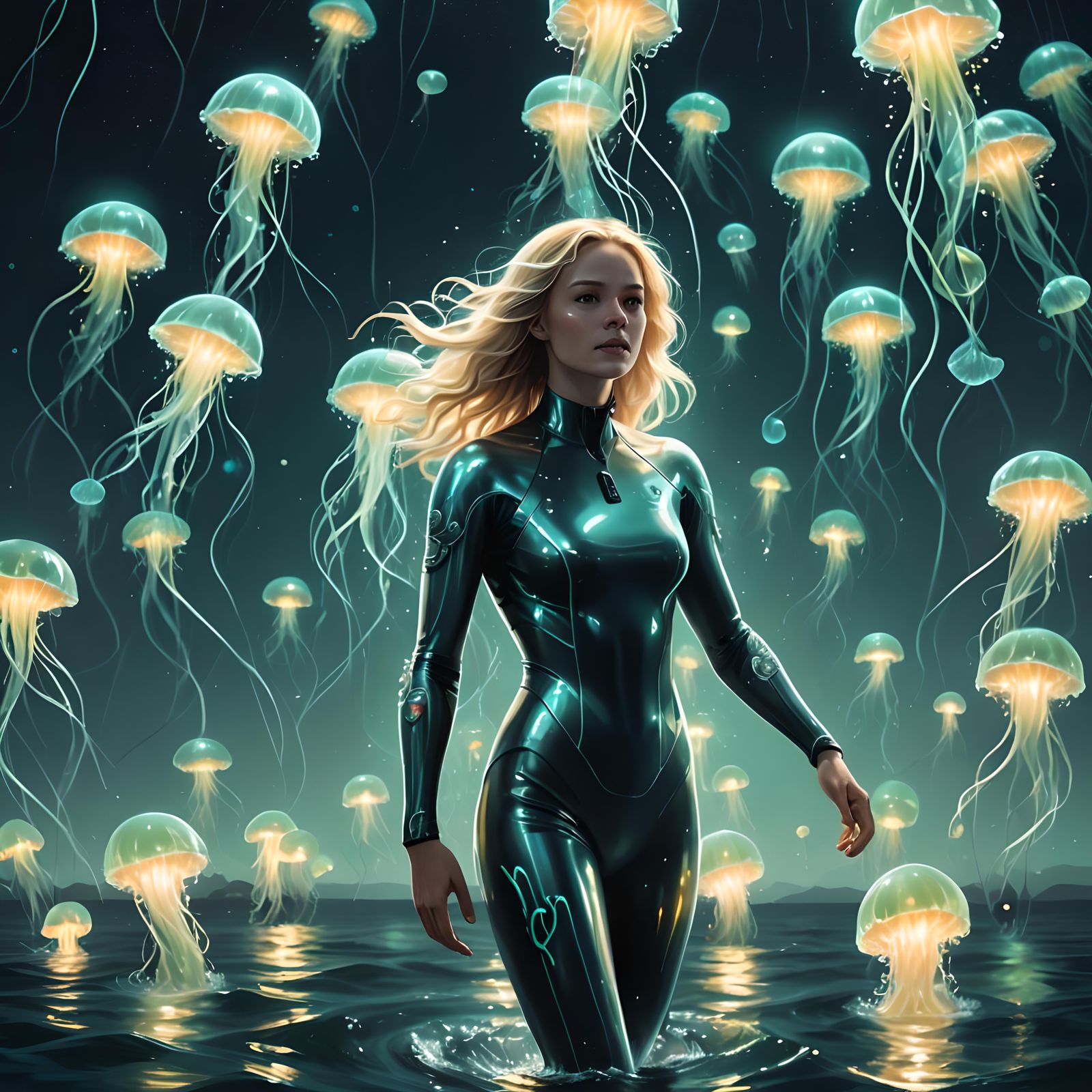 Walking with Jellyfish