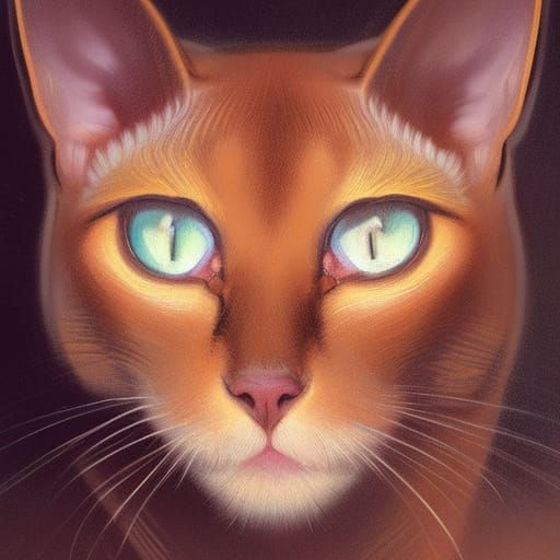 Hyperdetailed Siamese Cat Portrait in Unreal Engine 5