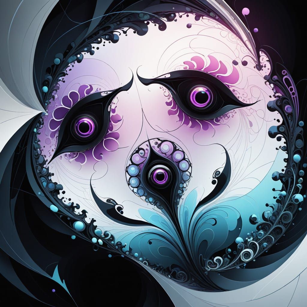 Fractal Future in Cyberpunk Digital Art