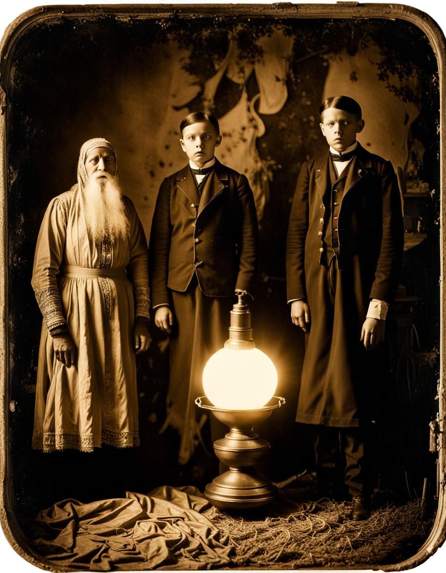 Eerie Spirit Photography with Ectoplasm and Ghosts