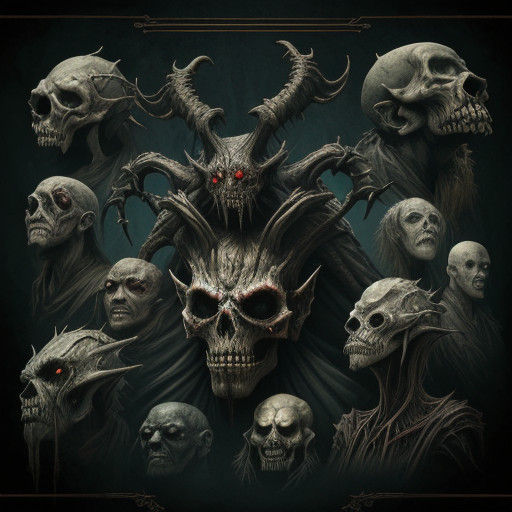 Biomechanical Horror Creatures in Dark Academia Field Guide