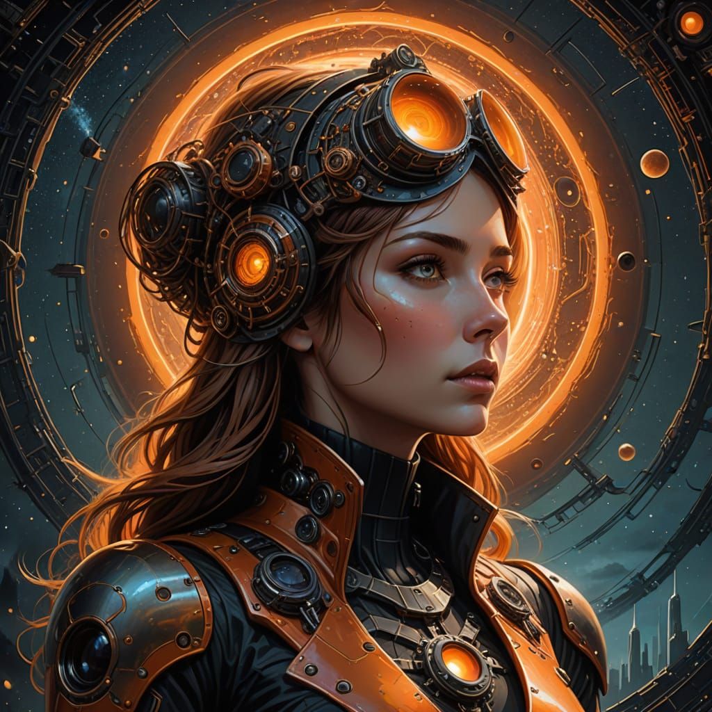 Steampunk Cityscape Masterpiece by Nicolas Ferrand