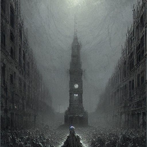 Poland: A Gothic Horror Illustration