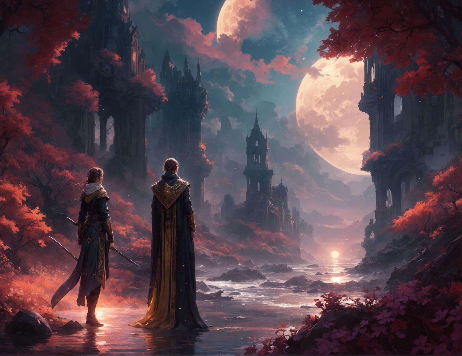 What would there be as the river of sadness turns into sea, Could there be another thousand stories like you and me? - t...