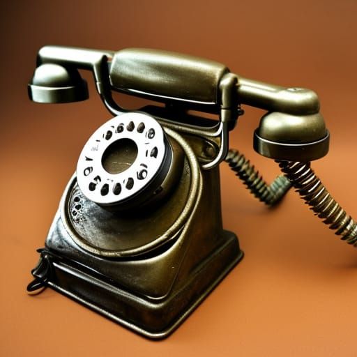 Steampunk Telephone Engine Fusion