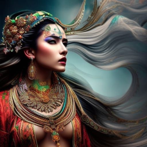 Stunning First Nation woman