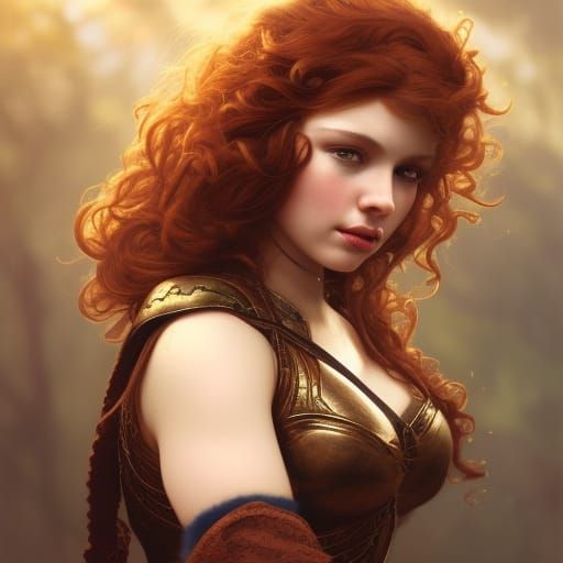 Halfling Bard Portrait in a Fairy Tale Style