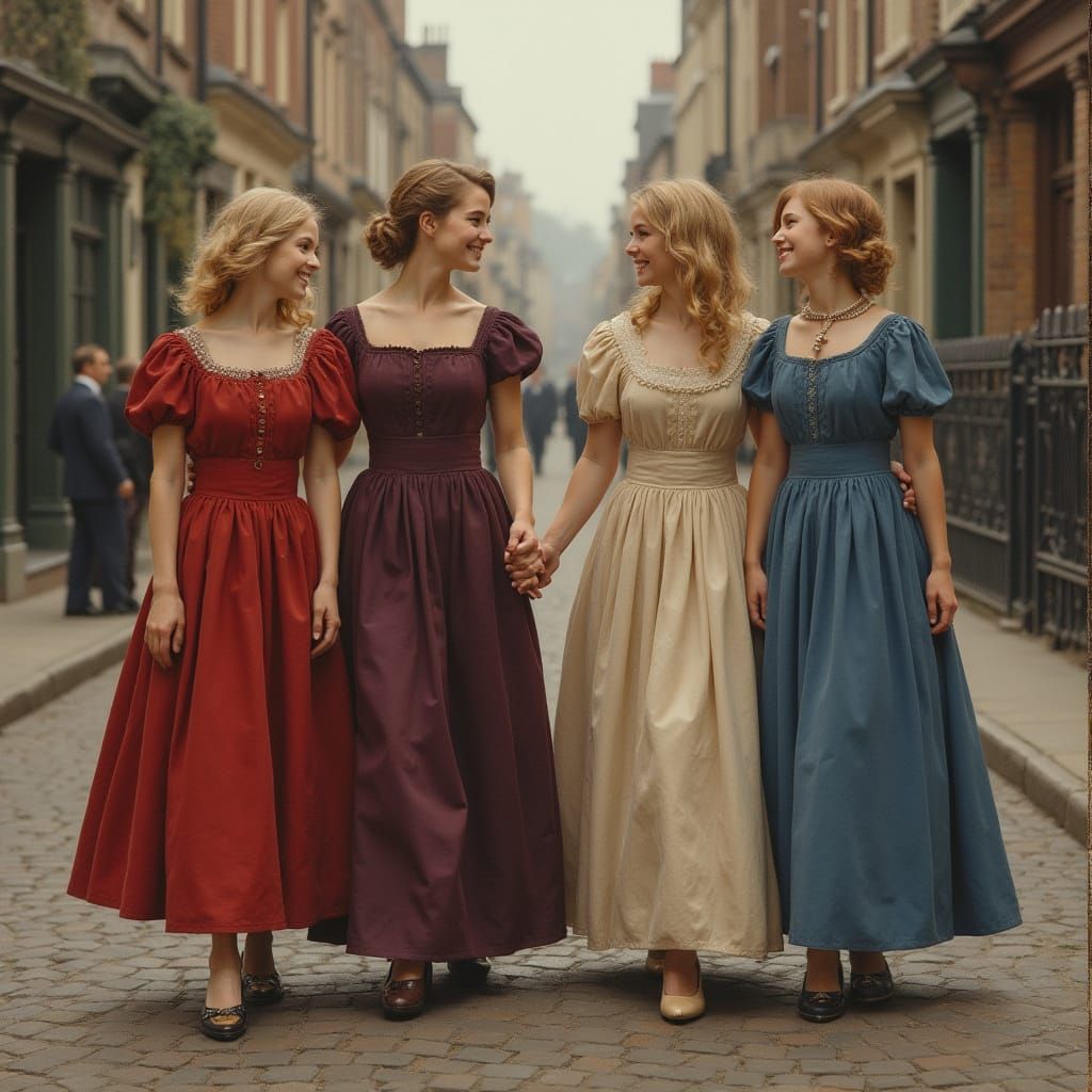 Victorian Mothers and Daughters Meeting in Style