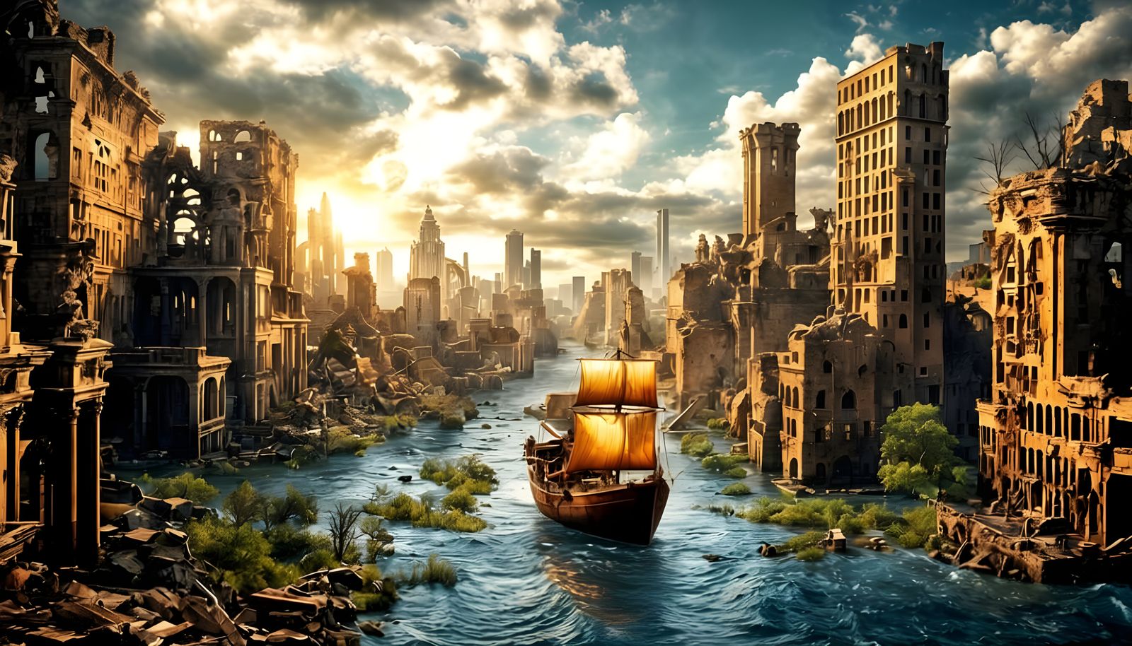 Navigating the Ruins, 2125