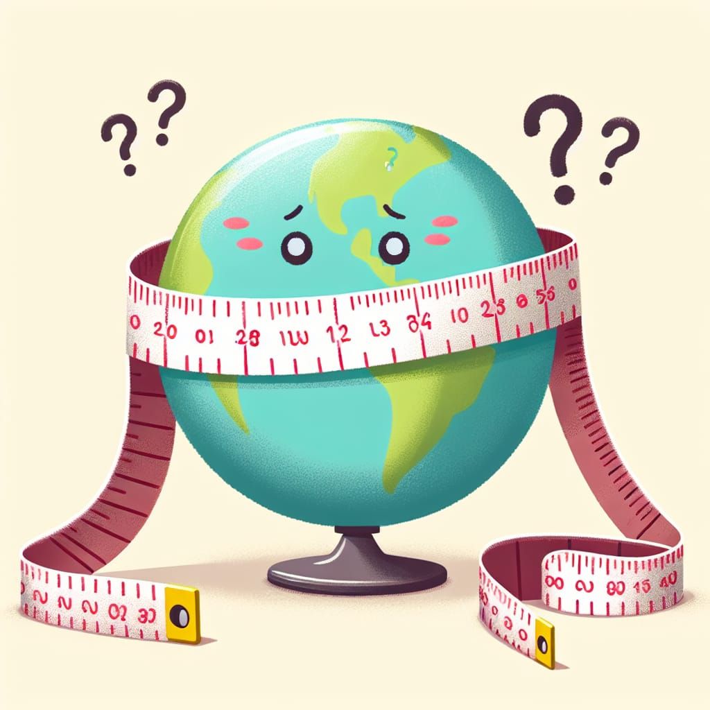 World Obesity Illustrated: Globe Wrapped in Measuring Tape