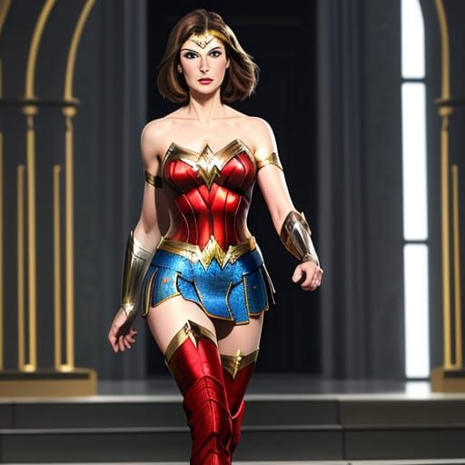 Wonder Woman Inspired Portait with Fiona Bruce