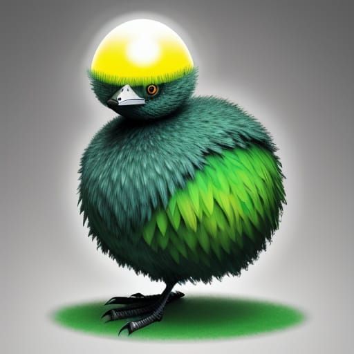 Emu Egg: Magical X-Ray Vector Graphic