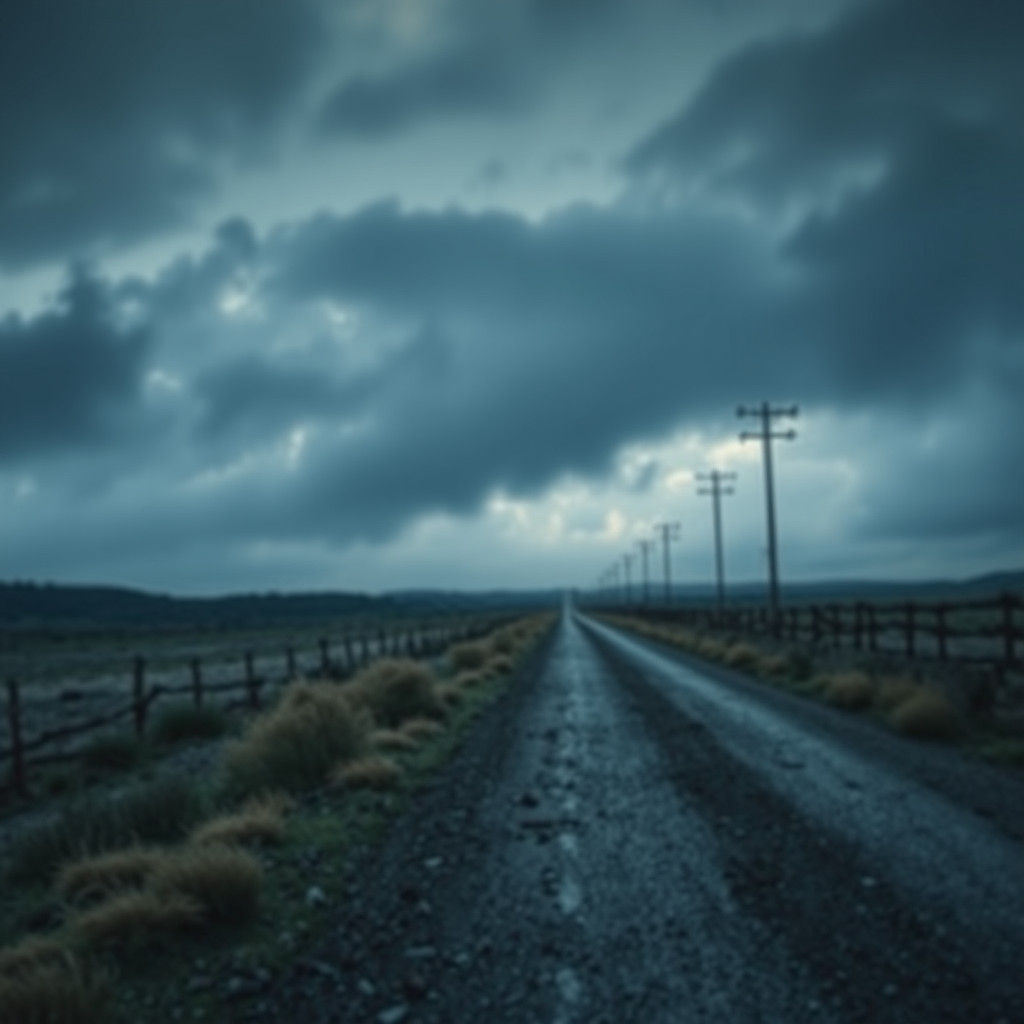 Hyperrealistic Landscape with Moody Atmospheric Tones