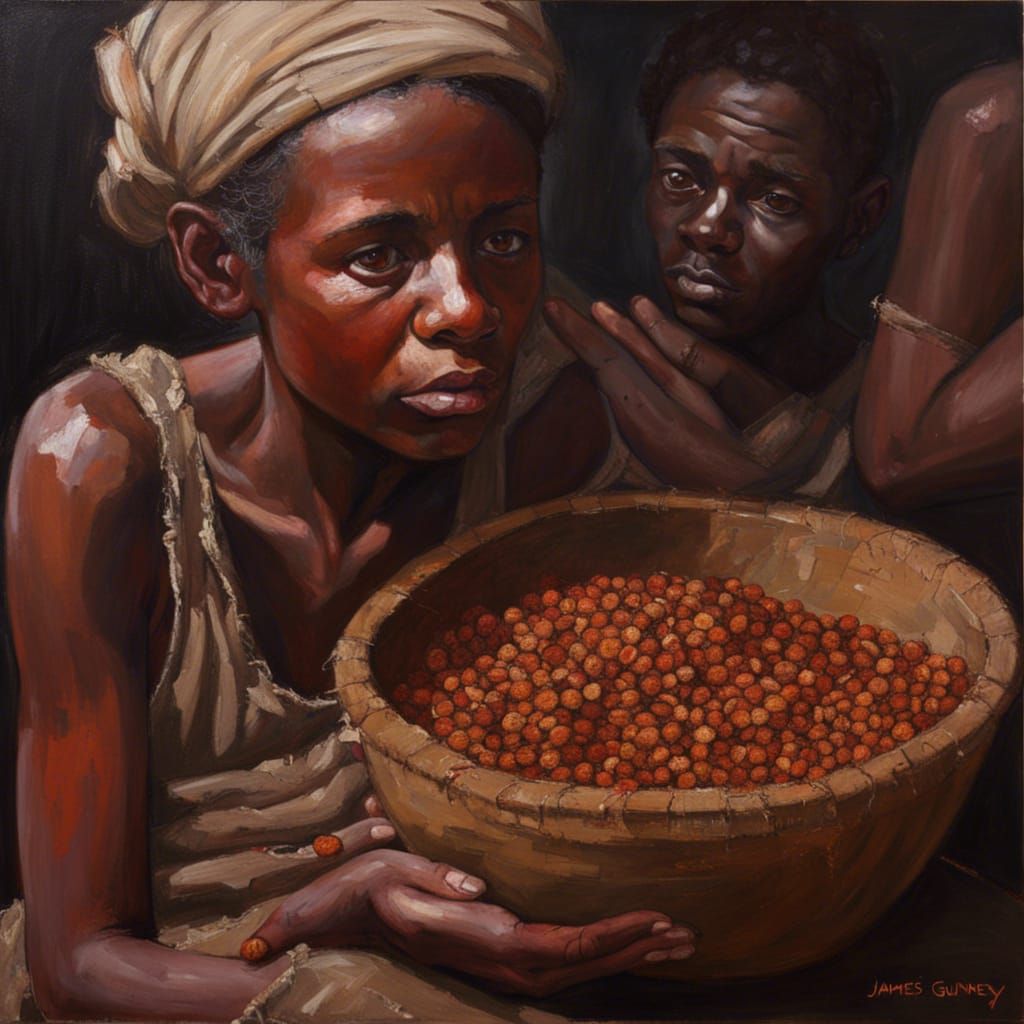 Cacao Farming: Struggles and Life in Oil Painting