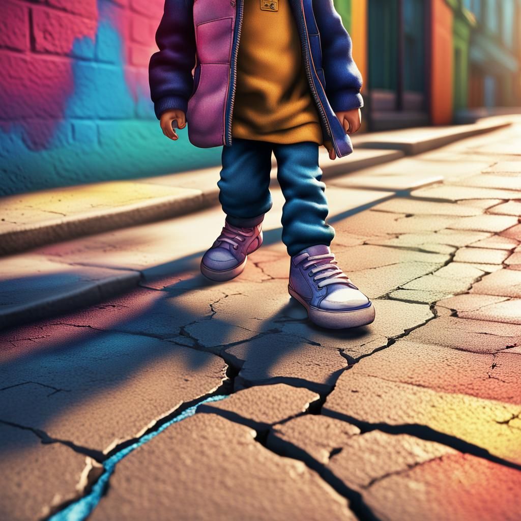 Step on a crack; Break your mother's back.