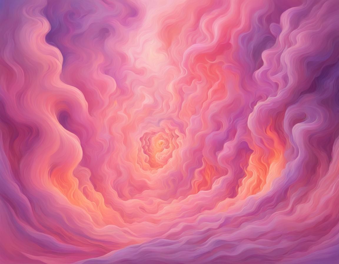 Pastel Hellscape: A Surreal Digital Nightmare