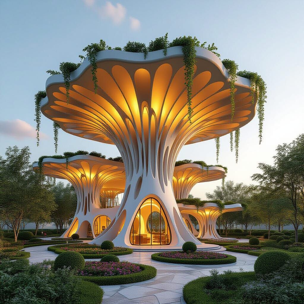 Biophilic geometric architecture