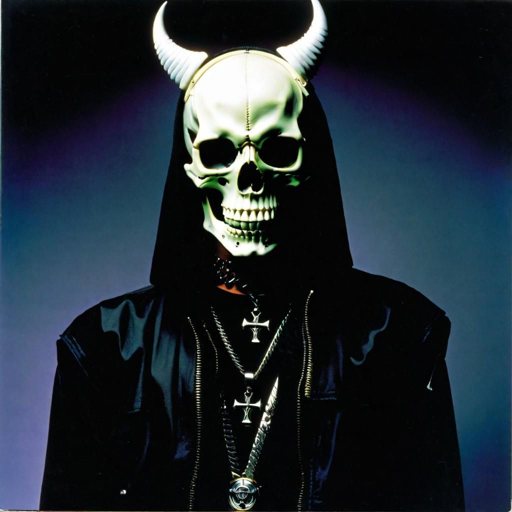 Metalcore Skeleton Demon in 1995 Style