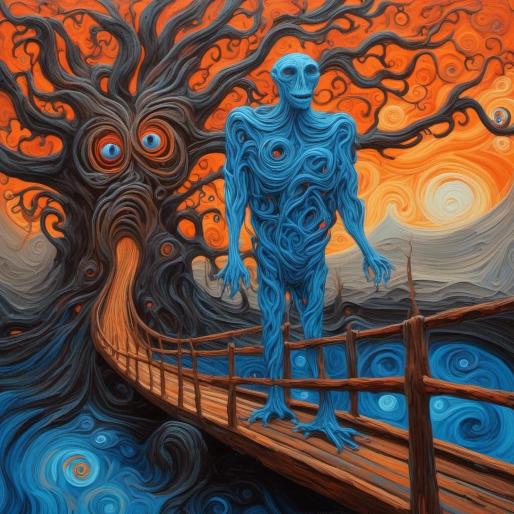 An unusual Banchee reminiscent of Edvard Munch's iconic The ...