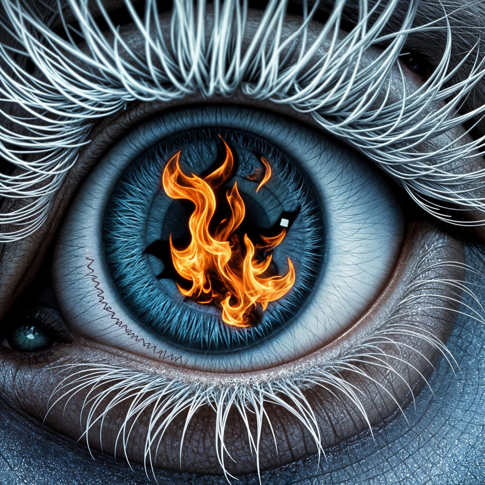 Eye of Inferno in Darkened Agony