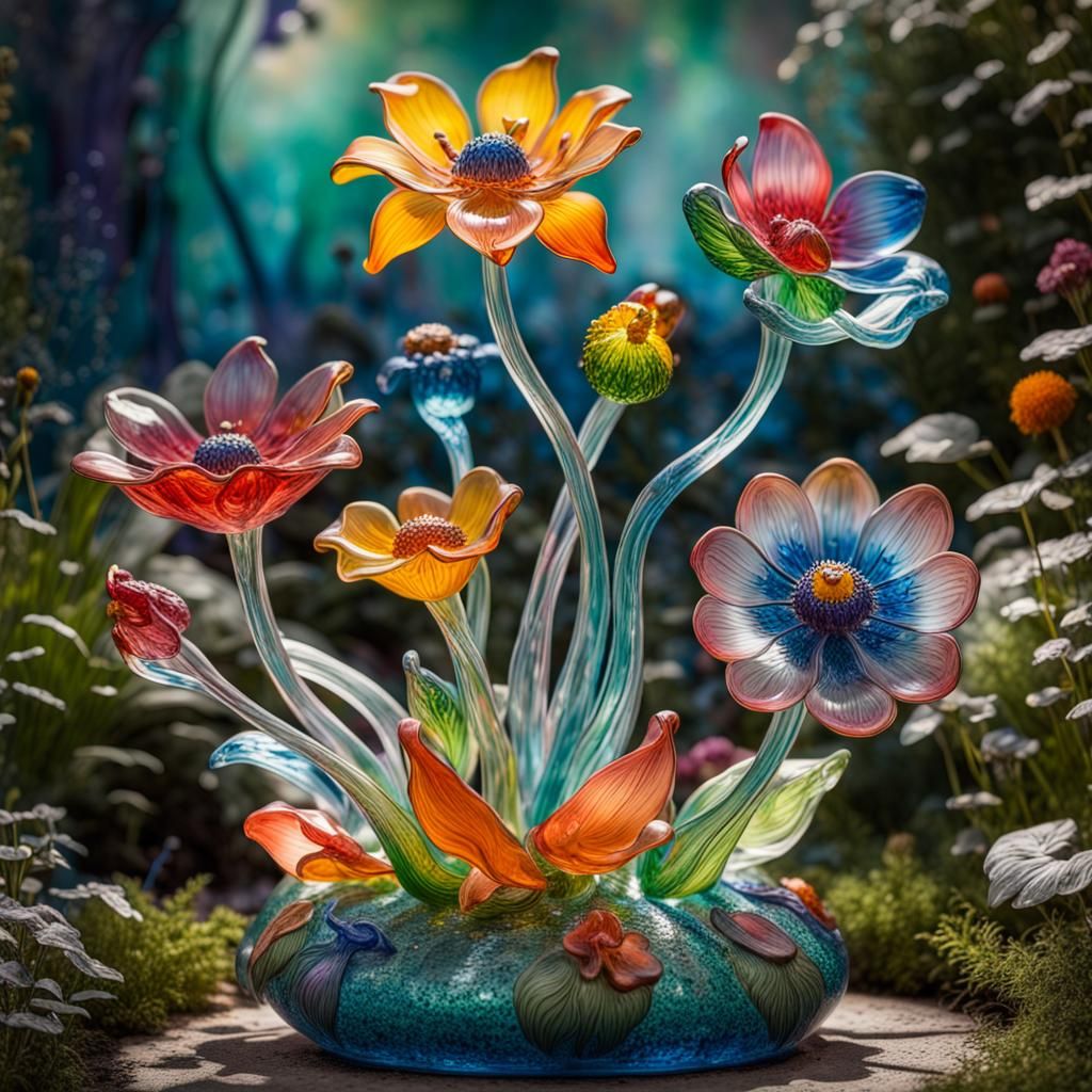 Glass flowers