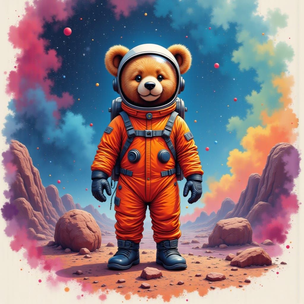 Teddy-bear Spaceman