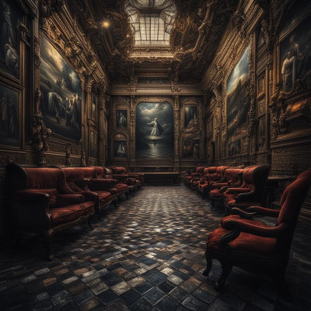 Hyperrealistic Avant Garde Poetry with Intricate Details