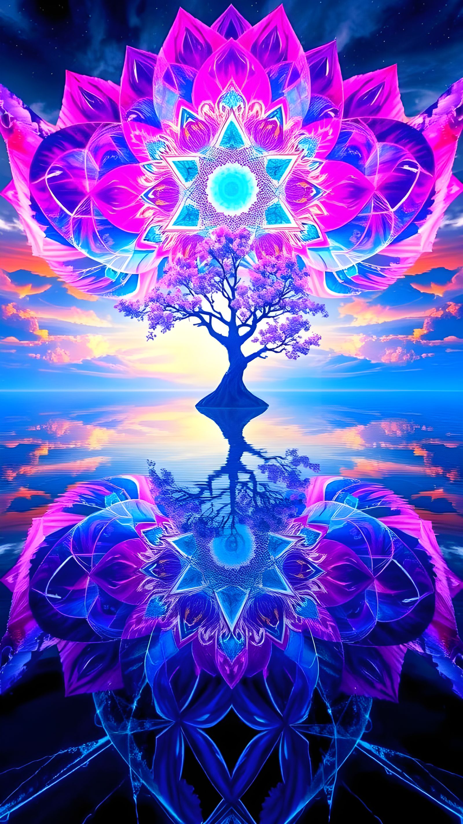 Fractured Realities: Infinite Kaleidoscopic Dreamscape