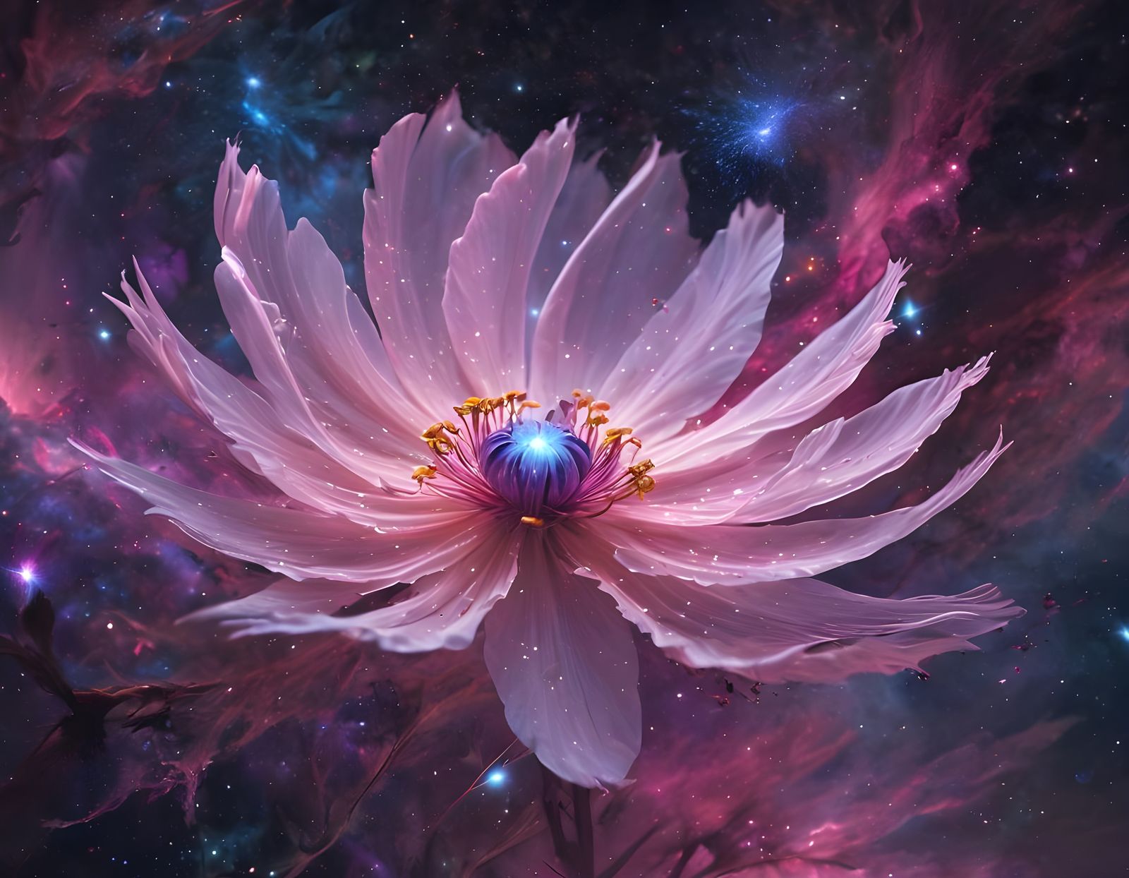 Ethereal Cosmos in Ultra-Realistic Digital Painting