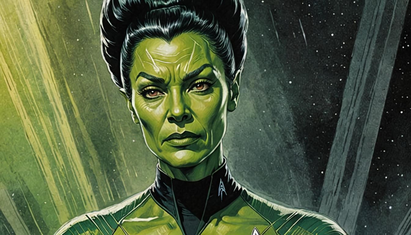 Beauty of the Pencil - Yvonne Craig's Star Trek character Marta grows up to become Starfleet Ambassador to Orion.