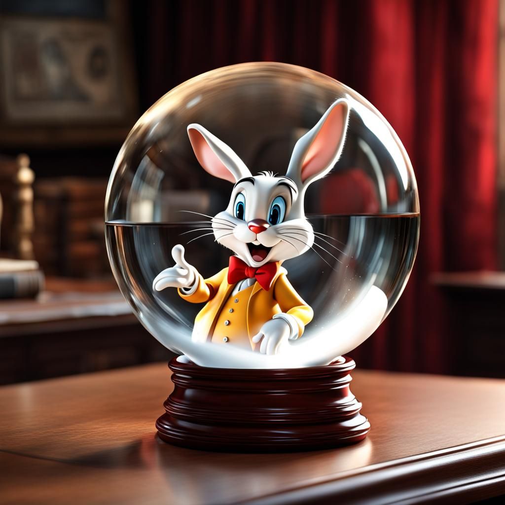 Roger Rabbit in Crystal Ball, CGI Art
