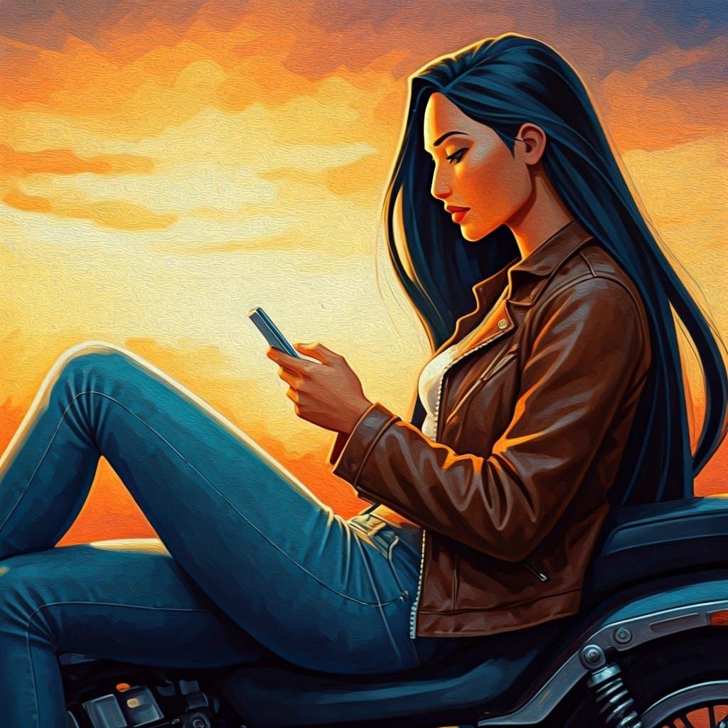 Pocahontas in Jeans: Impressionist Gouache and Watercolor