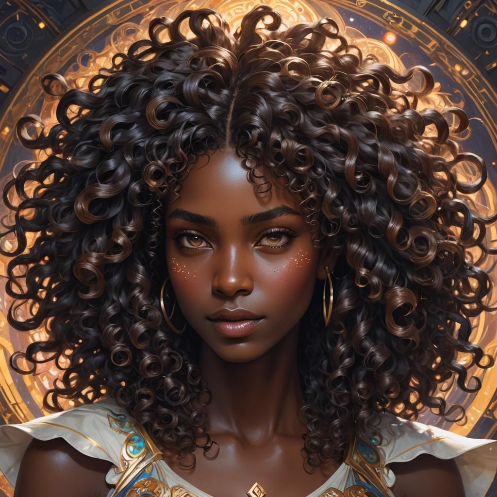 Magical Alluring Portrait with Dynamic Lighting