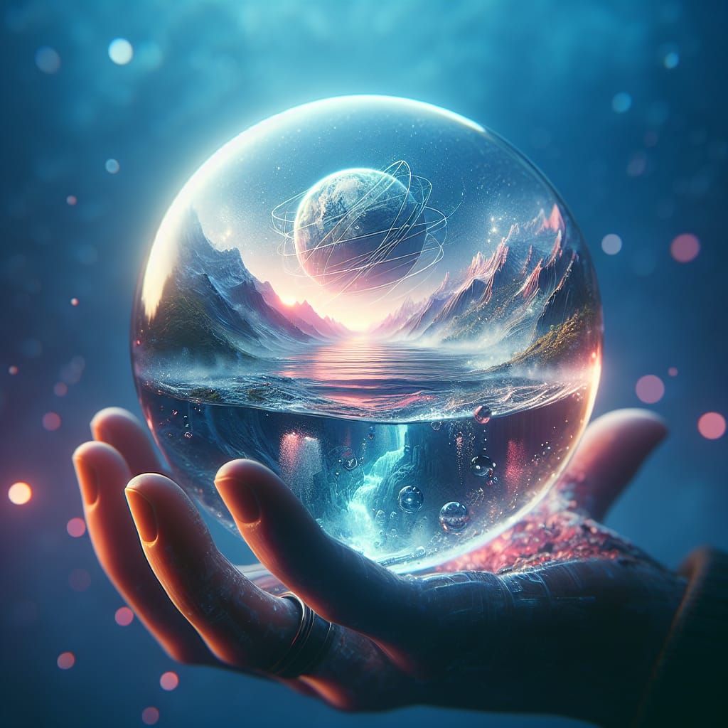 Un monde dans une boule