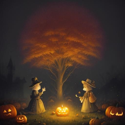 Halloween Treasures in Ethereal Fantasy, Magical Realism