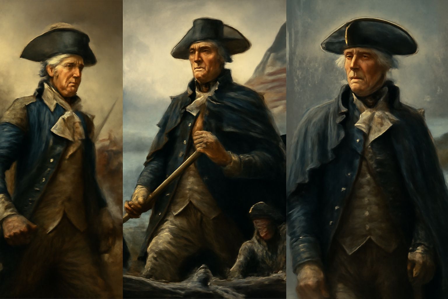 George Washington's Heroic Transformation Montage