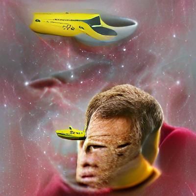 Captain Kirk Digital Rendering: Star Trek Icon
