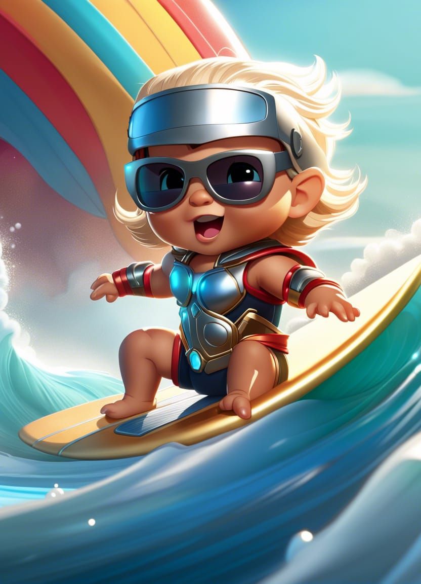 Baby Thor Surfer!