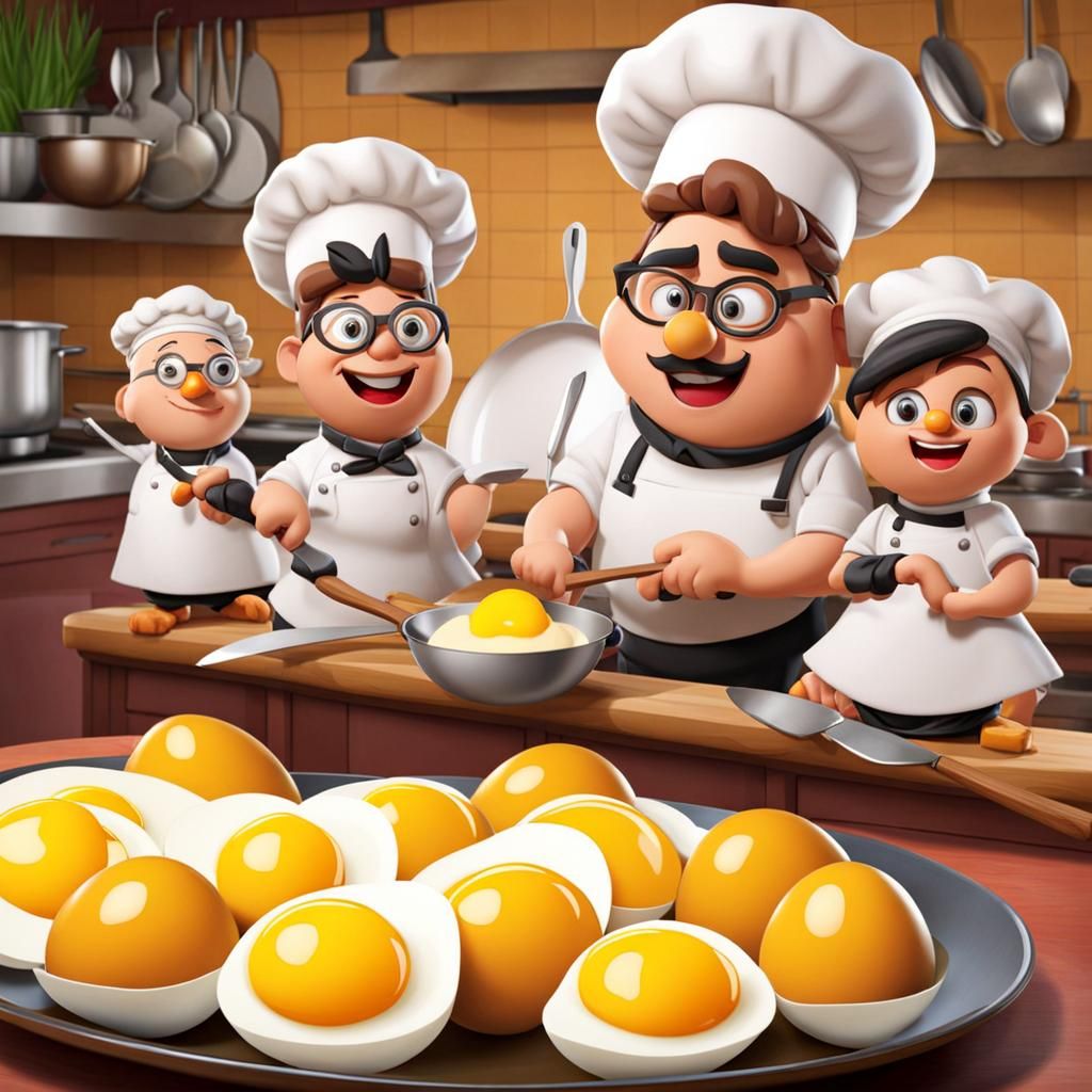 Eggs Star in Funny Culinary Cooking Show