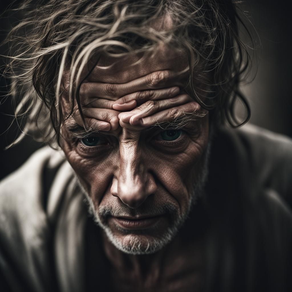 Icarus Portrait in the Style of Lee Jeffries