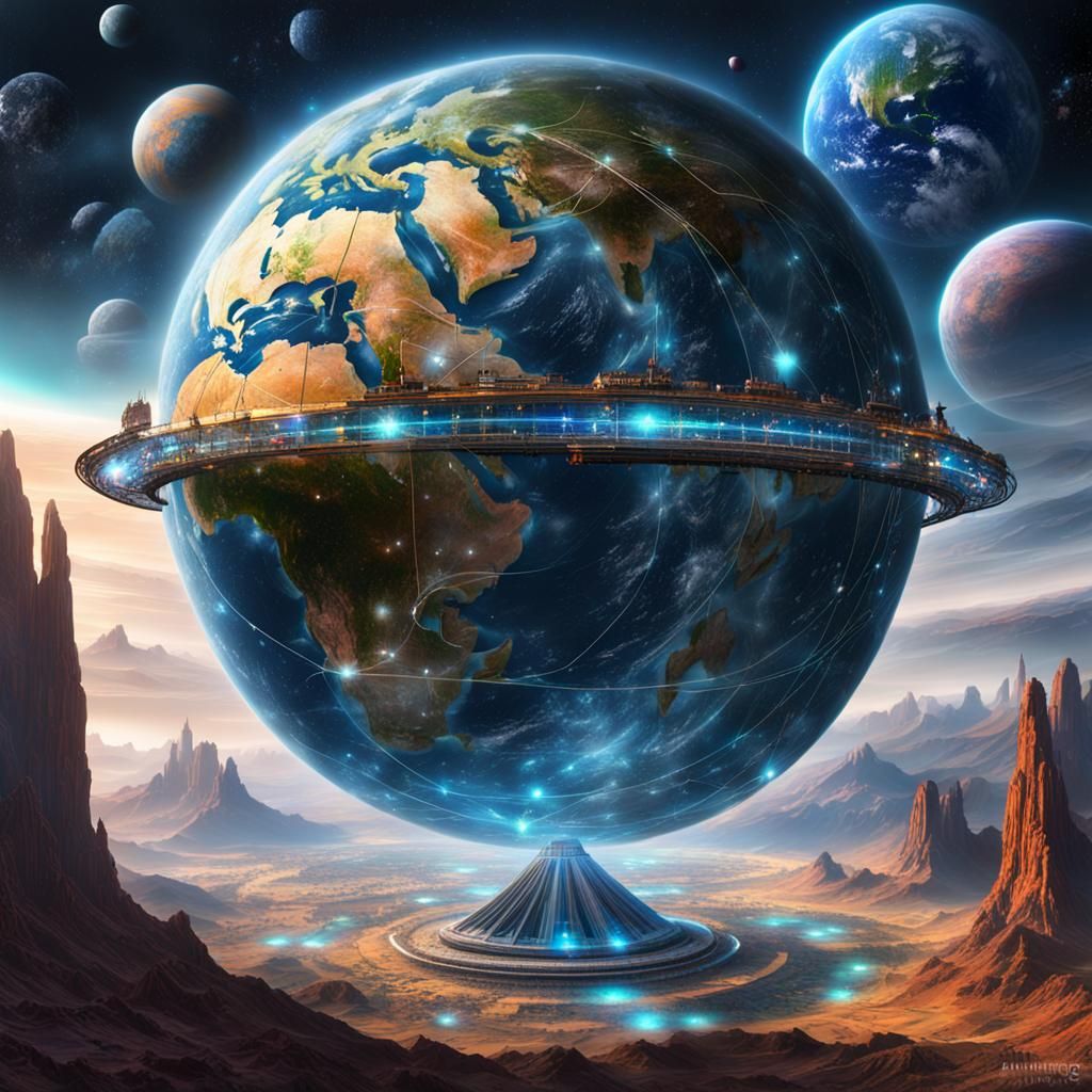 Ancient Civilizations Terraforming Earth: Cosmic Illustratio...